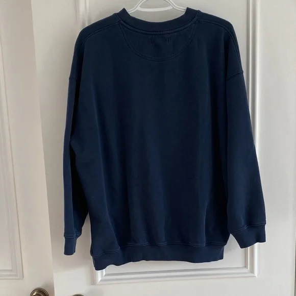 Anine Bing Sport Tyler Sweatshirt in Pacific Blue - Picture 9 of 10